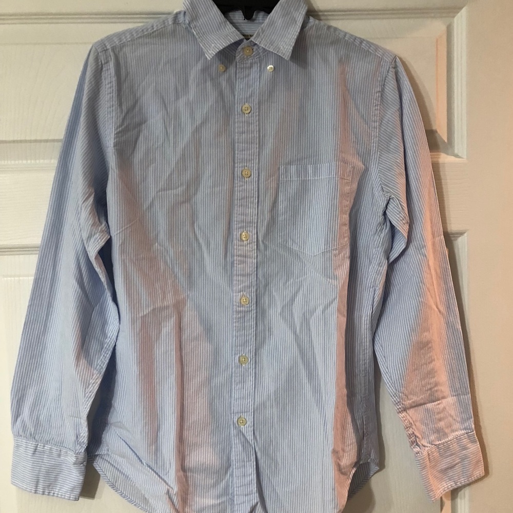J Crew Button Down Light Blue Shirt Sz XS